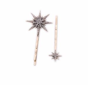 Trendy Jewels Starburst Hair Pins - Gold and Silver